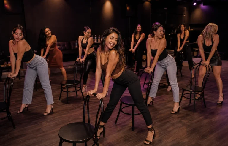 Lap dance class for a hens party
