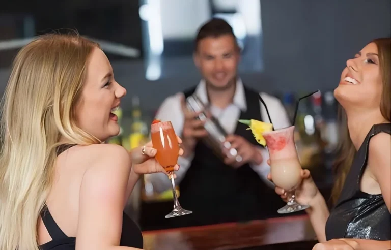 Mobile bartender serving a hens party