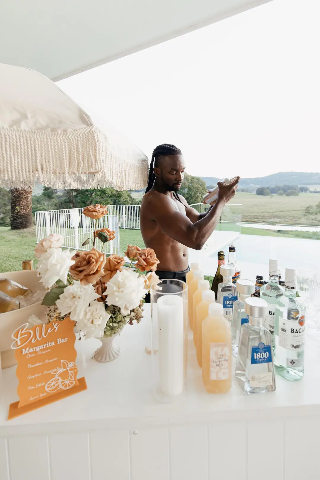 Edem Cocktail making
