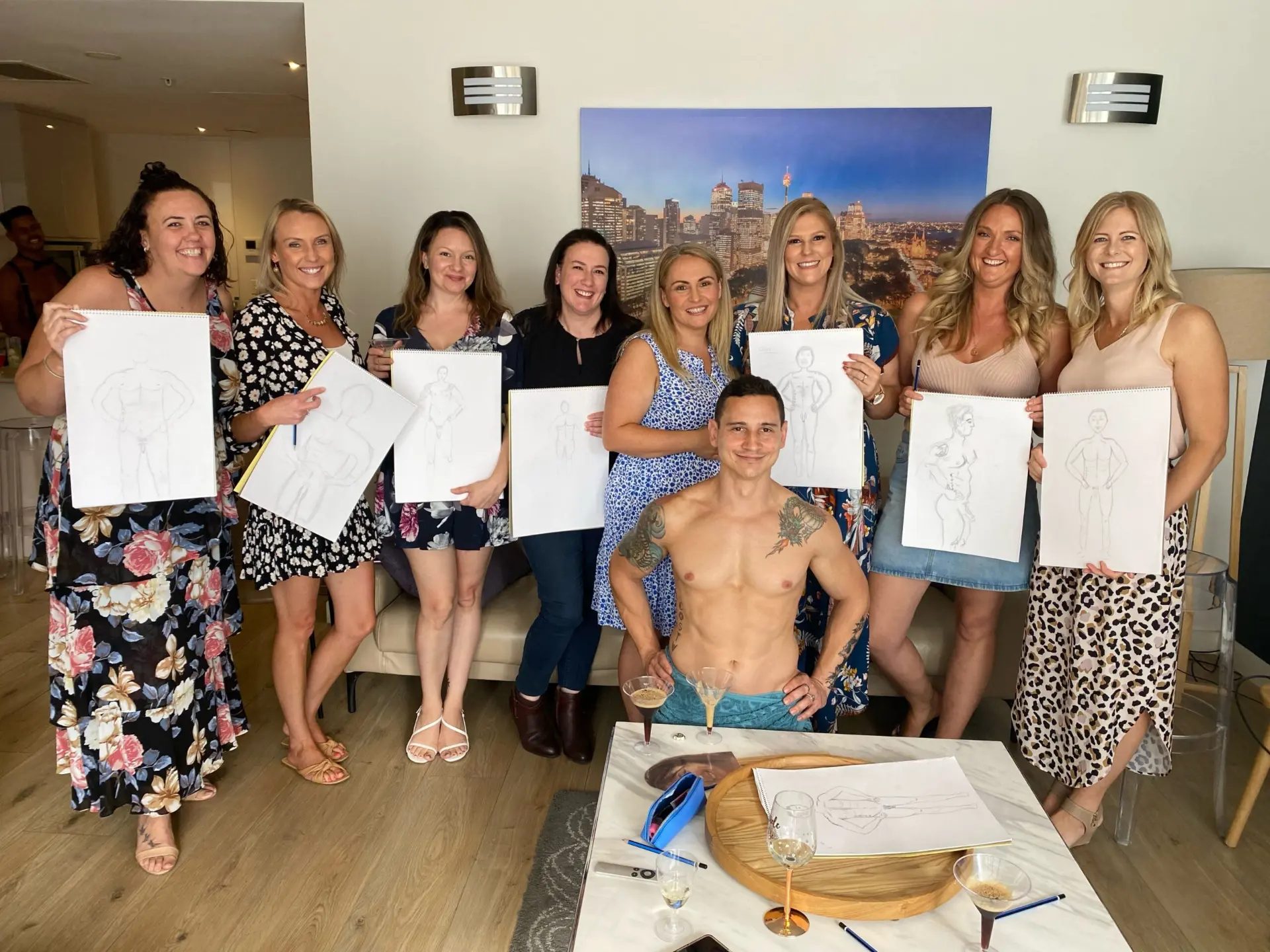 Helder Male Model Central Coast life drawing