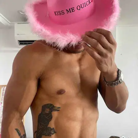 Aladdin - Hunks4hire Stripper and model Gold Coast - Cowboy Hat