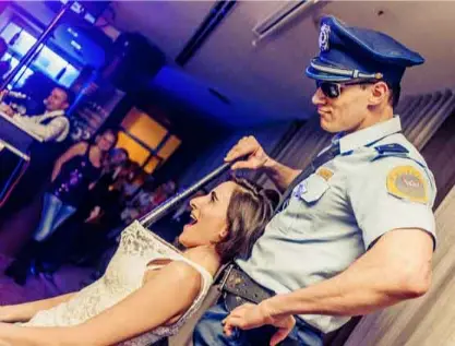Male strippers Cop - Police routine