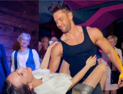 Hens Party Salsa with our hunks